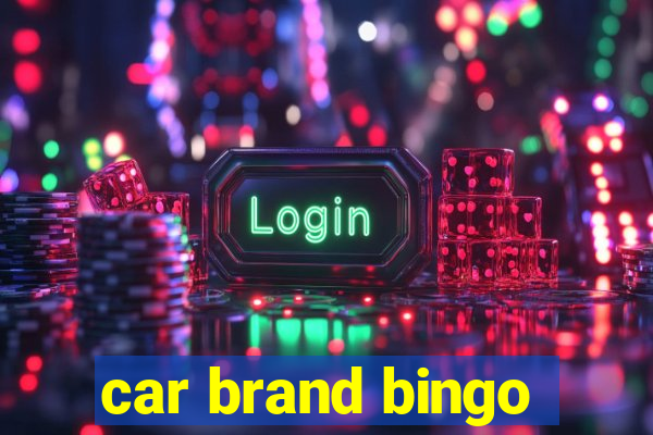 car brand bingo